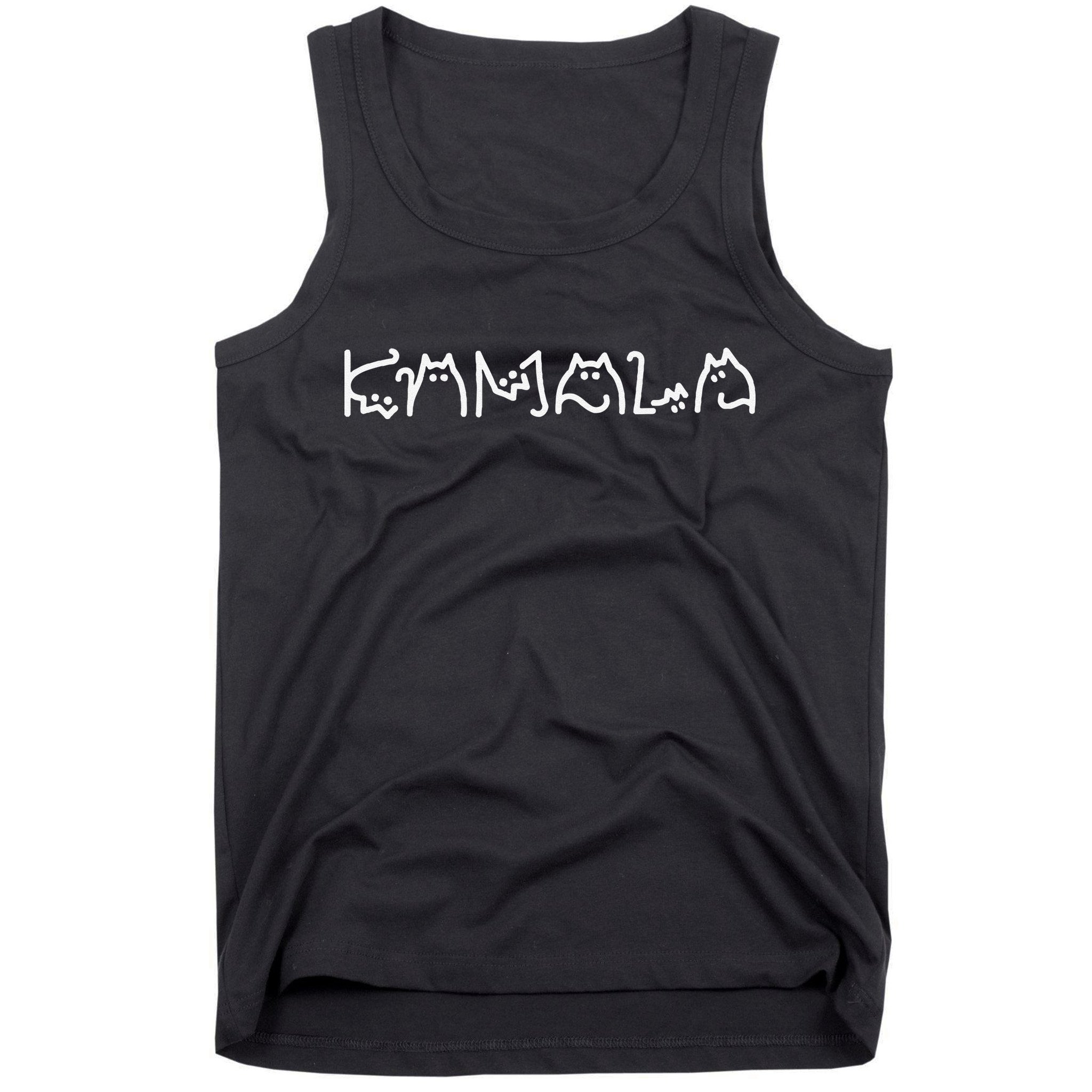 Women Kamala Harris Cat Lettering Positive Funny Gift Tank Top