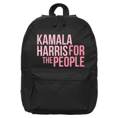 Women Kamala Harris For The People Aka Vice President 16 in Basic Backpack
