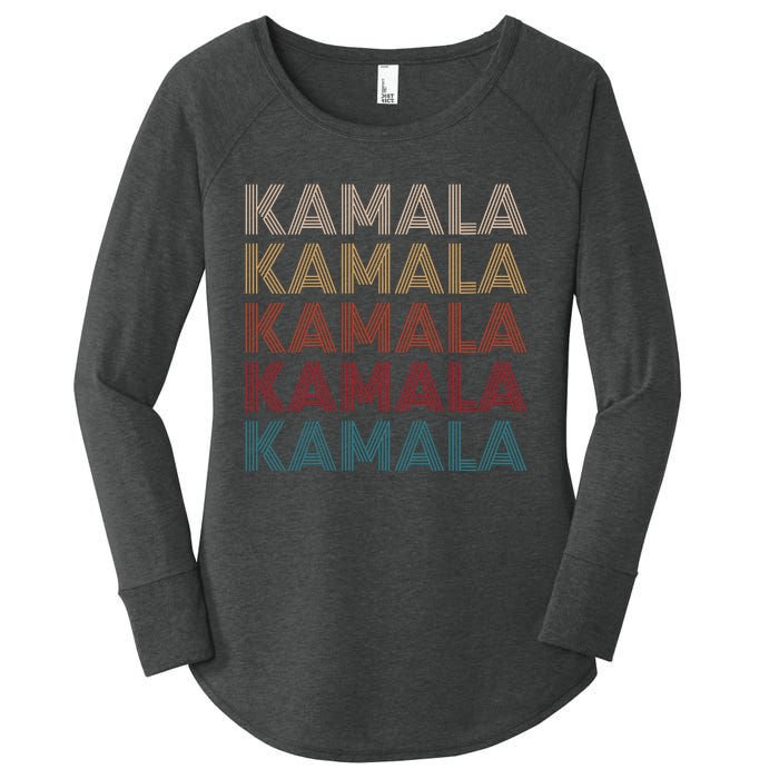 Women Kamala Harris Women's Perfect Tri Tunic Long Sleeve Shirt