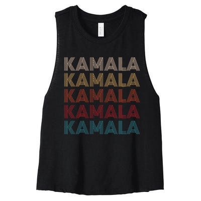 Women Kamala Harris Women's Racerback Cropped Tank