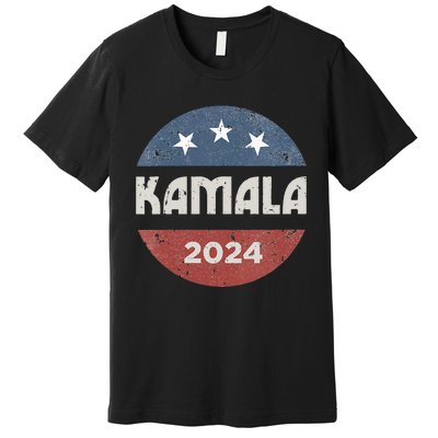 Wo Kamala Harris 2024 For President Campaign Premium T-Shirt