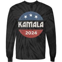 Wo Kamala Harris 2024 For President Campaign Tie-Dye Long Sleeve Shirt