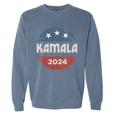 Wo Kamala Harris 2024 For President Campaign Garment-Dyed Sweatshirt