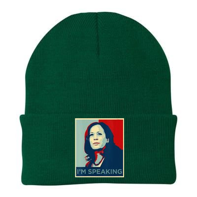 Wo Kamala Harris Im Speaking Quote Joe Biden 2024 Knit Cap Winter Beanie