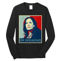 Wo Kamala Harris Im Speaking Quote Joe Biden 2024 Long Sleeve Shirt