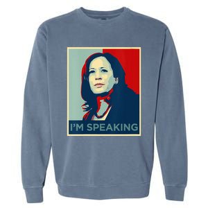 Wo Kamala Harris Im Speaking Quote Joe Biden 2024 Garment-Dyed Sweatshirt