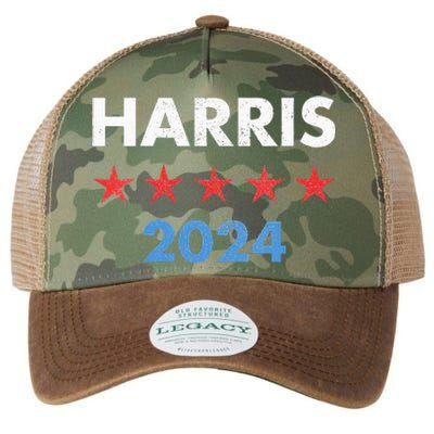 Wo Kamala Harris 2024 For President Legacy Tie Dye Trucker Hat