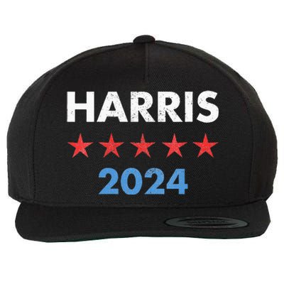 Wo Kamala Harris 2024 For President Wool Snapback Cap