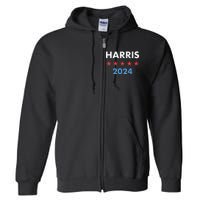 Wo Kamala Harris 2024 For President Full Zip Hoodie