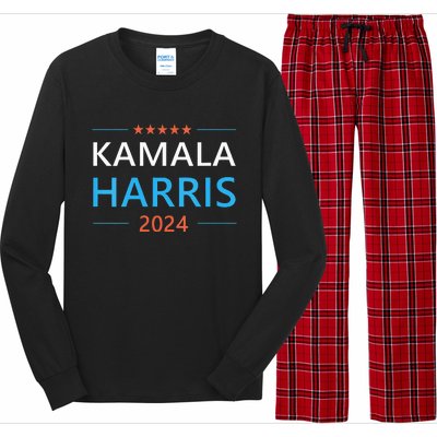 Wo Kamala Harris For President 2024 Long Sleeve Pajama Set