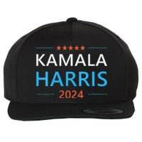 Wo Kamala Harris For President 2024 Wool Snapback Cap