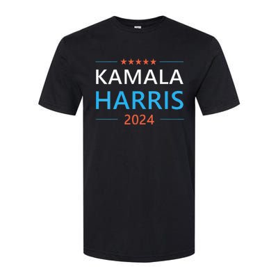 Wo Kamala Harris For President 2024 Softstyle CVC T-Shirt