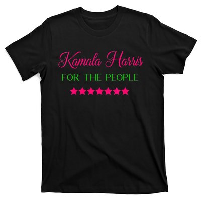 Wo Kamala Harris For The People 2024 Vice President Vote Biden Vneck T-Shirt