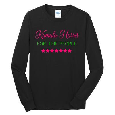 Wo Kamala Harris For The People 2024 Vice President Vote Biden Vneck Tall Long Sleeve T-Shirt