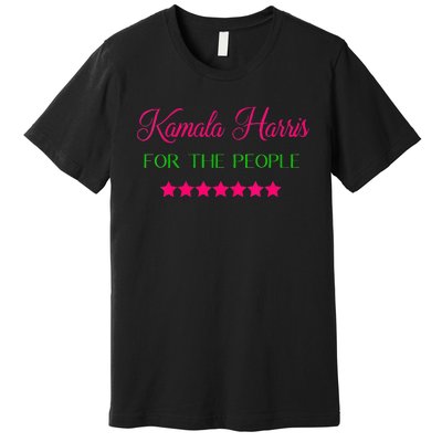 Wo Kamala Harris For The People 2024 Vice President Vote Biden Vneck Premium T-Shirt