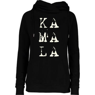 Wo Kamala Harris For Vice President 2024 Womens Funnel Neck Pullover Hood