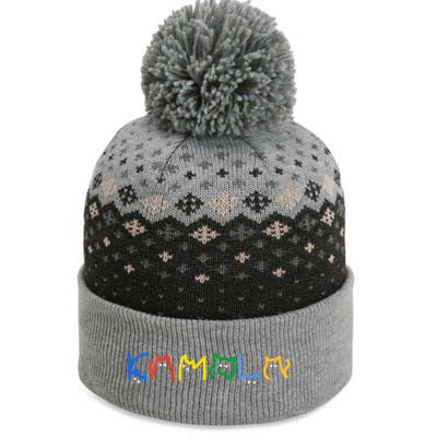 Women Kamala Harris Cat Lettering Kamala Harris President Gift The Baniff Cuffed Pom Beanie