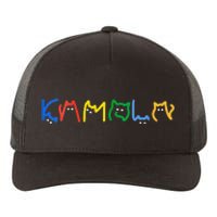 Women Kamala Harris Cat Lettering Kamala Harris President Gift Yupoong Adult 5-Panel Trucker Hat