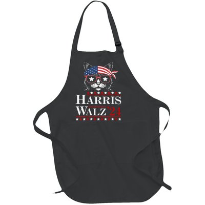 Women Kamala Harris Tim Walz Waltz Gift Full-Length Apron With Pockets