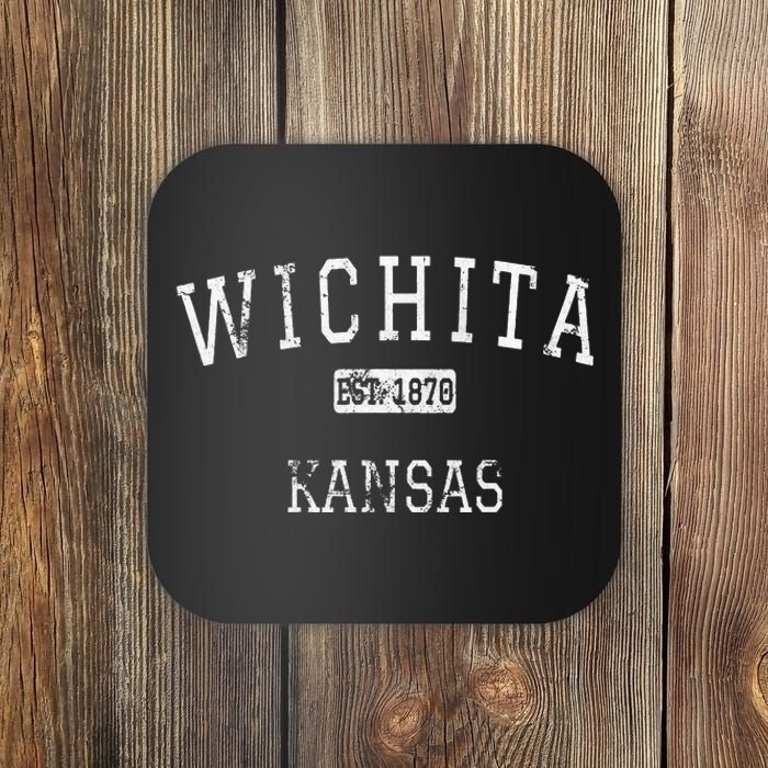 Wichita Kansas Ks Vintage Coaster