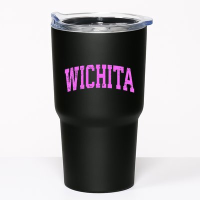 Wichita Kansas Ks Vintage Athletic Sports Pin.K Tumbler