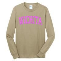 Wichita Kansas Ks Vintage Athletic Sports Pin.K Tall Long Sleeve T-Shirt