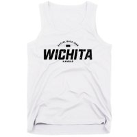 Wichita Kansas Ks Vintage Athletic Sports Logo Tank Top