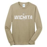 Wichita Kansas Ks Vintage Athletic Sports Tall Long Sleeve T-Shirt