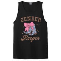 Western Keeper Of The Gender Cowboy Boots Gender Reveal PosiCharge Competitor Tank