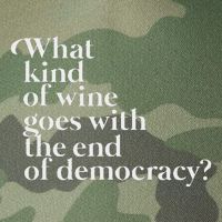 What Kind Of Wine Goes With The End Of Democracy Legacy Tie Dye Trucker Hat