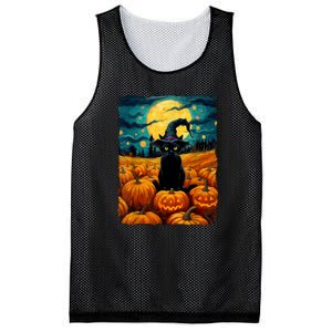 Witch Kawaii Pumpkin Black Cat Halloween Gifts Mesh Reversible Basketball Jersey Tank