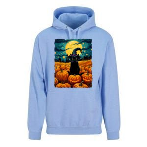 Witch Kawaii Pumpkin Black Cat Halloween Gifts Unisex Surf Hoodie