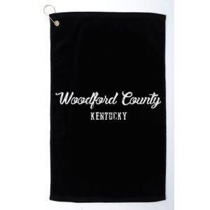 Woodford Kentucky Reserve Souvenir Platinum Collection Golf Towel