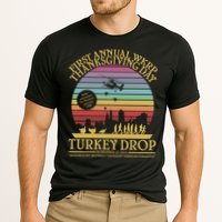 WKRP Thanksgiving Turkey Drop Funny Retro Performance Shirt
