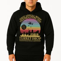 WKRP Thanksgiving Turkey Drop Funny Retro Hoodie