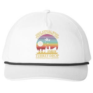 WKRP Thanksgiving Turkey Drop Funny Retro Snapback Five-Panel Rope Hat