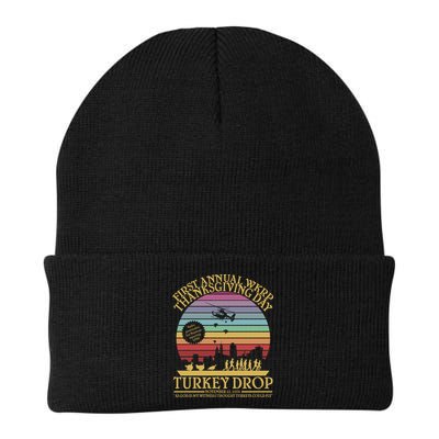 WKRP Thanksgiving Turkey Drop Funny Retro Beanie