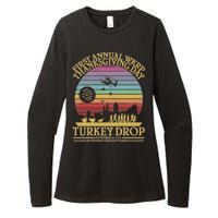 WKRP Thanksgiving Turkey Drop Funny Retro Womens CVC Long Sleeve Shirt