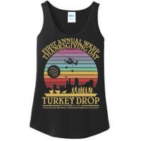 WKRP Thanksgiving Turkey Drop Funny Retro Ladies Essential Tank