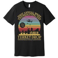 WKRP Thanksgiving Turkey Drop Funny Retro Premium T-Shirt