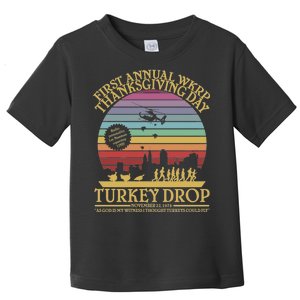 WKRP Thanksgiving Turkey Drop Funny Retro Toddler T-Shirt