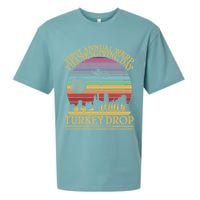 WKRP Thanksgiving Turkey Drop Funny Retro Sueded Cloud Jersey T-Shirt