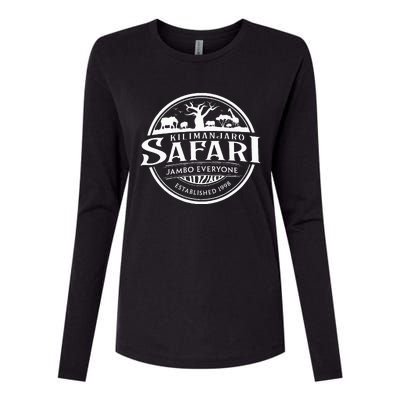 Wdw Kilimanjaro Safari Animal Kingdom Womens Cotton Relaxed Long Sleeve T-Shirt