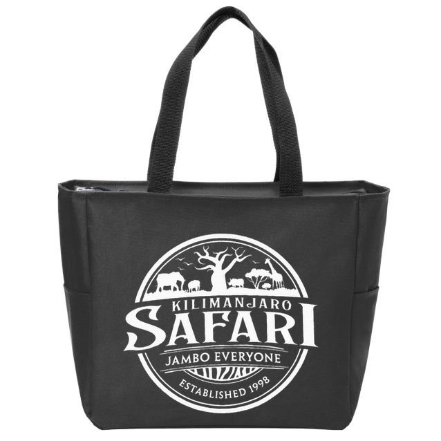 Wdw Kilimanjaro Safari Animal Kingdom Zip Tote Bag