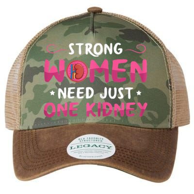 Womens Kidney Surgery Design For Your Kidney Donor Wife Legacy Tie Dye Trucker Hat