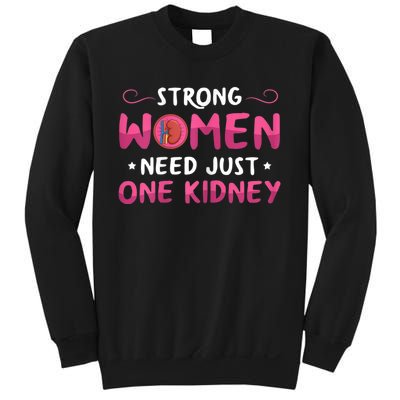 Womens Kidney Surgery Design For Your Kidney Donor Wife Sweatshirt