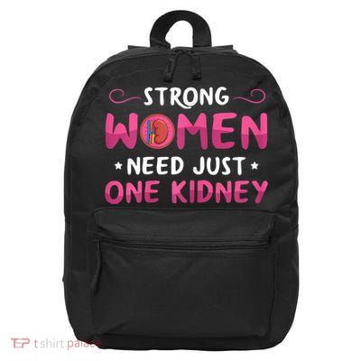 Womens Kidney Surgery Design For Your Kidney Donor Wife 16 in Basic Backpack