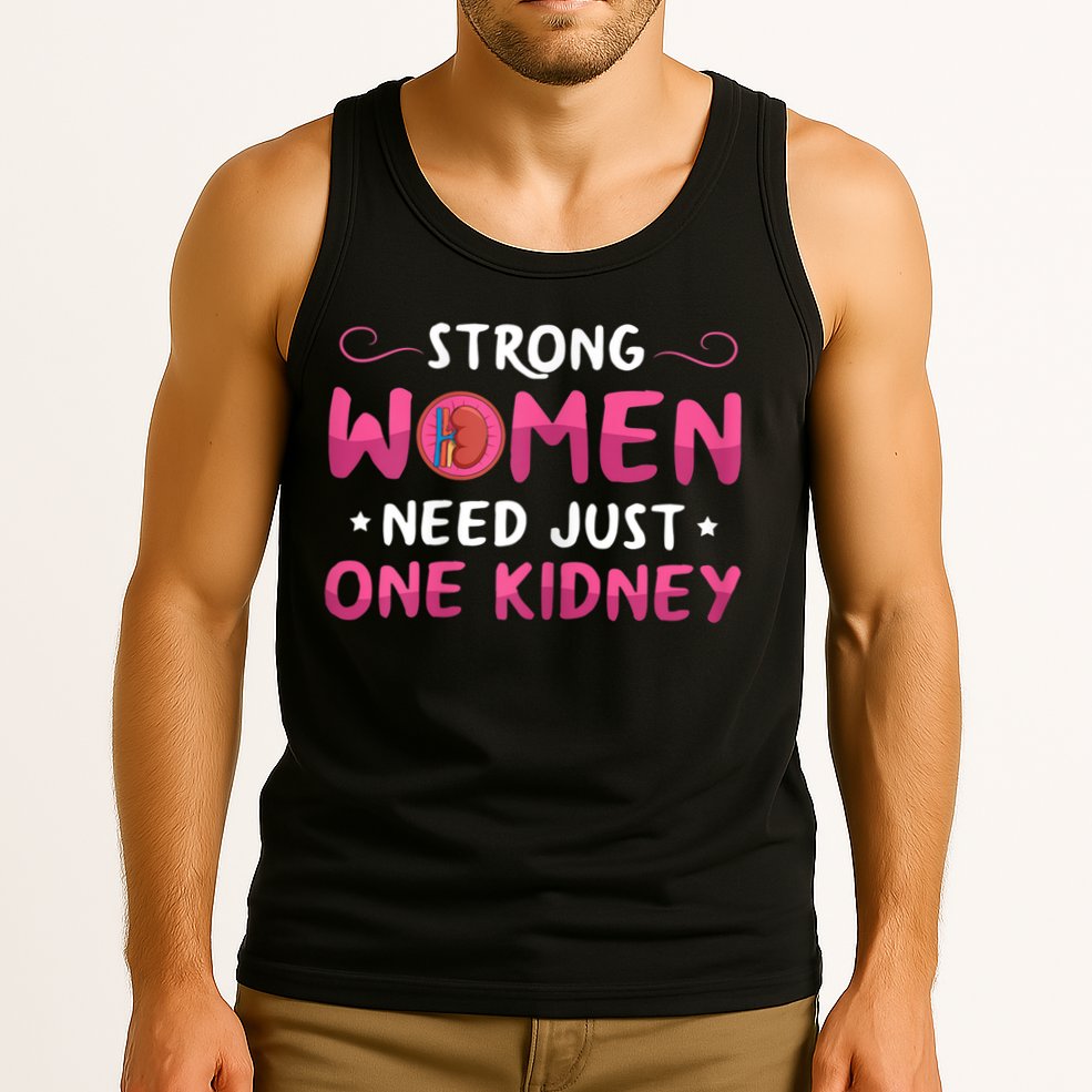 Womens Kidney Surgery Design For Your Kidney Donor Wife Tank Top