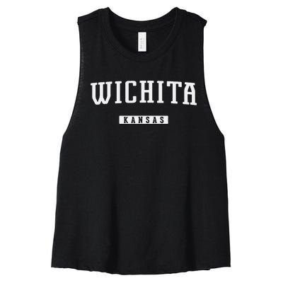 Wichita Kanas Women's Racerback Cropped Tank