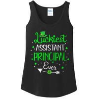 Womens Luckiest Assistant Principal Ever St Patricks Day Ladies Essential Tank